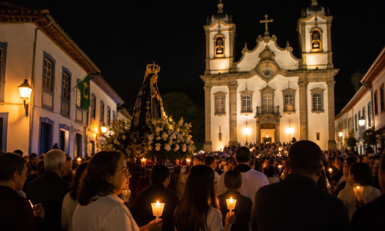 Festa do Padroeiro reúne milhares de fiéis no centro histórico